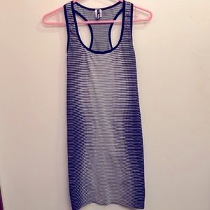 mini dress striped grey and black